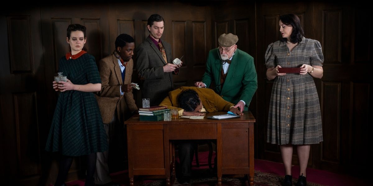 Review: THE MURDER OF THE MURDER OF ROGER ACKROYD is a Charming Whodunnit at The Masque