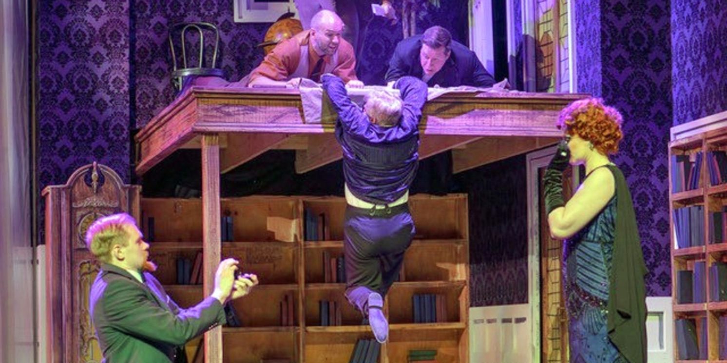 Review: THE PLAY THAT WENT WRONG at The White Theatre  Image