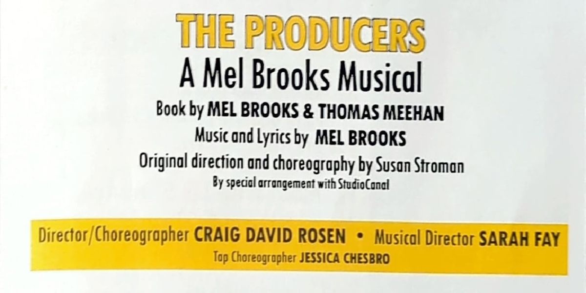 Review: (Bialy)Stocks Rise with THE PRODUCERS at Brookfield Theatre For The Arts