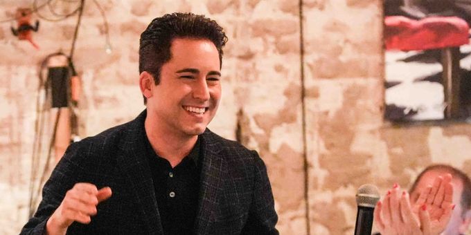 Photos: John Lloyd Young Surprises Open Mic Audience at Cafe Centro Photos
