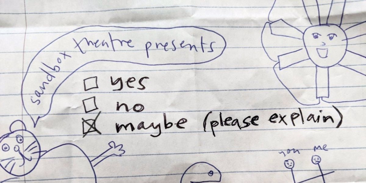Review: YES NO MAYBE (PLEASE EXPLAIN) at Rarig Center Thrust