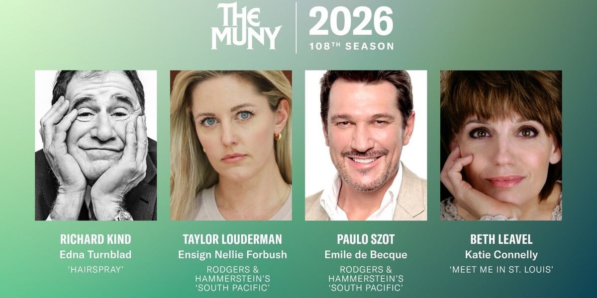 Richard Kind, Taylor Louderman, Beth Leavel, และ Paulo Szot เข้าร่วมซีซั่นที่ 108 ที่ The Muny 