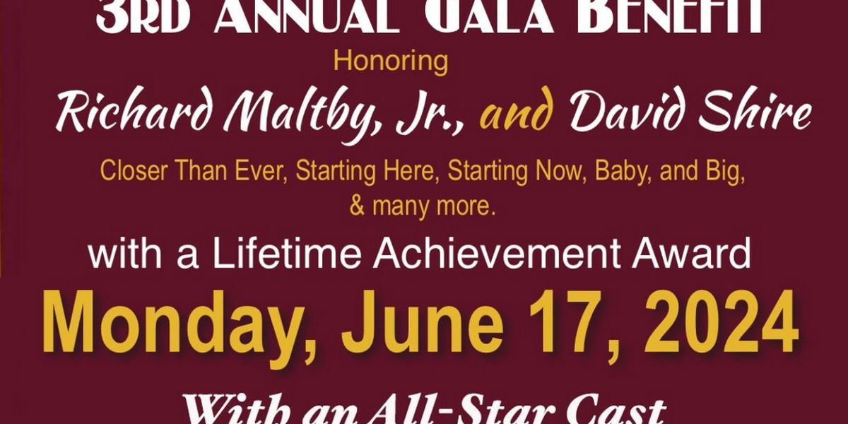 Richard Maltby, Jr. and David Shire Will Receive Lifetime Achievement Awards From the American Popular Song Society