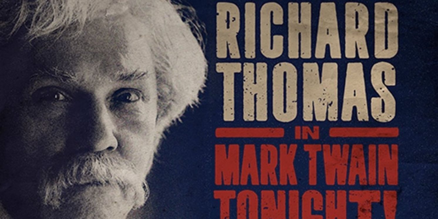 Richard Thomas to Star in MARK TWAIN TONIGHT! at BroadwaySF's Curran Theatre  Image