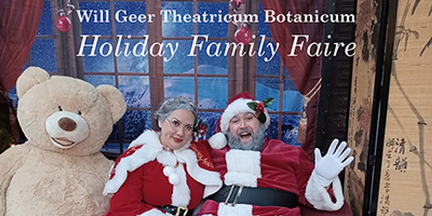 Ring In The Holidays With Theatricum Botanicum's 'Holiday Family Faire'  Image