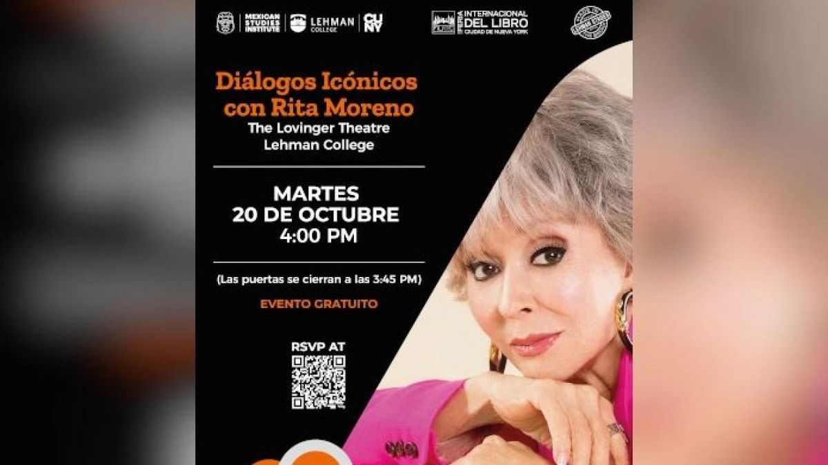Rita Moreno to Participate in ICONIC DIALOGUES at Lehman College
