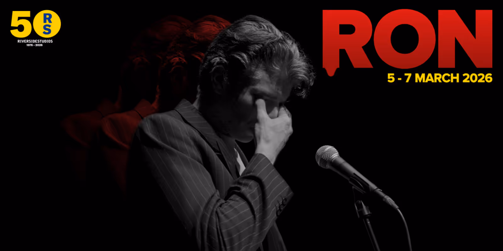Riverside Studios to Stage Ted Walliker's Solo Show RON This March