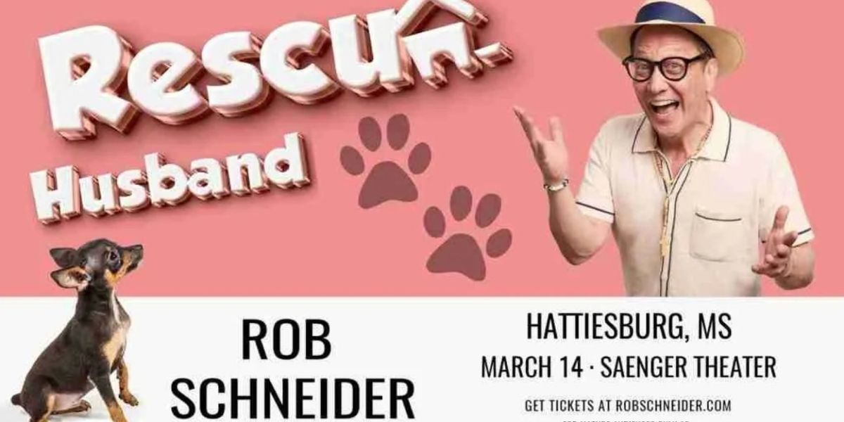 Rob Schneider Brings RESCUE HUSBAND to the Saenger Theater
