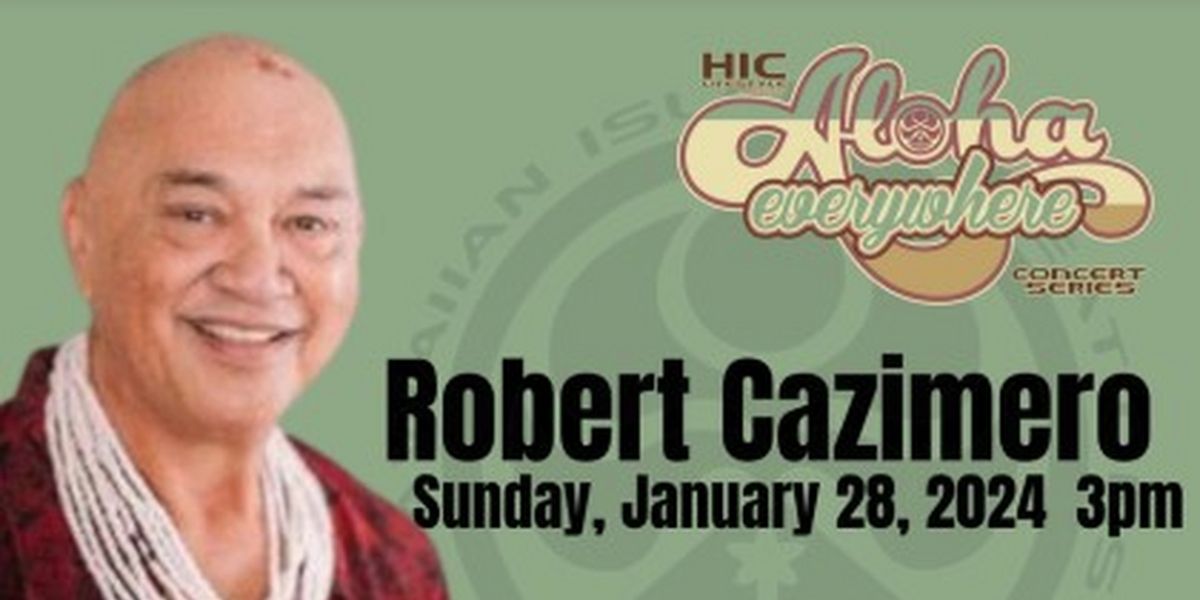 Robert Cazimero Performs at the Downey Theatre This Month