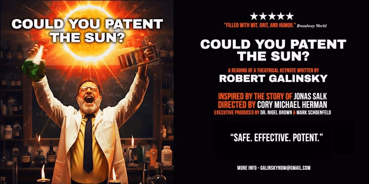 Robert Galinsky to Bring COULD YOU PATENT THE SUN? to Tompkins Square New York Public Library