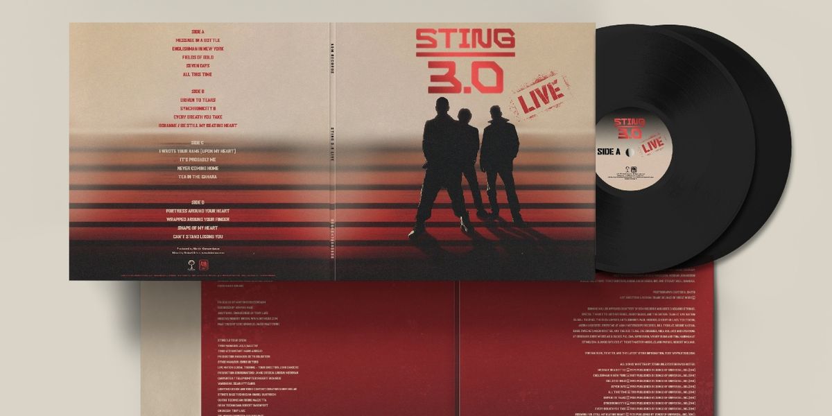 Rock Icon Sting To Release New Live Album ‘STING 3.0 LIVE'