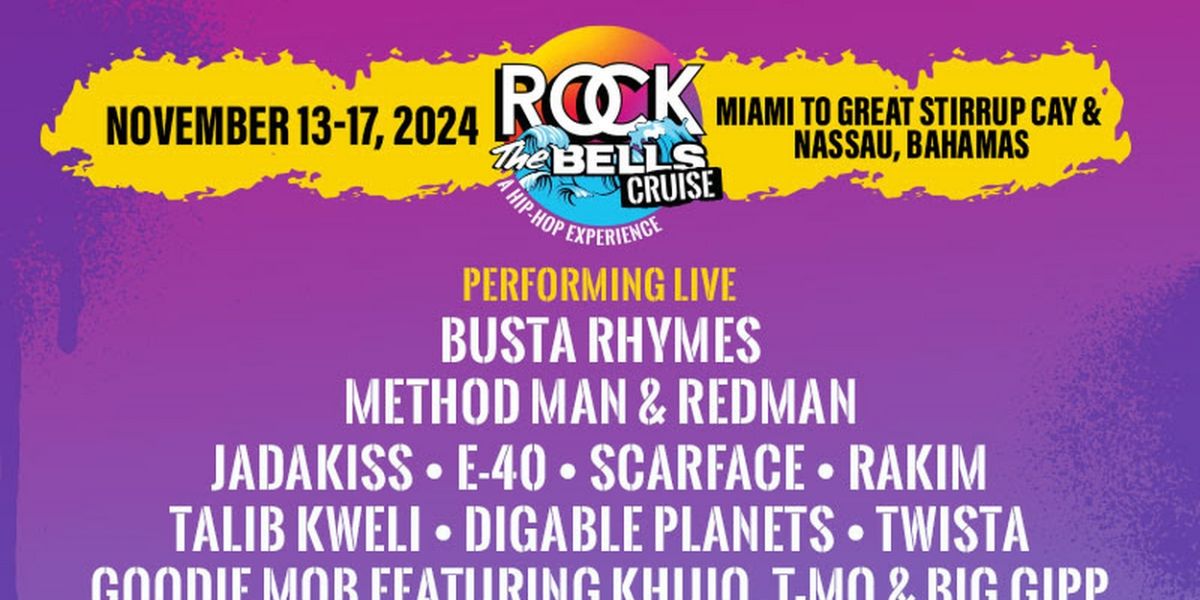 Rock The Bells Cruise Adds Additional Performers to Lineup Including Busta Rhymes, Method Man & More