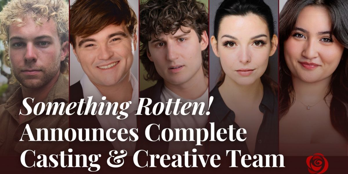 Cast Set for SOMETHING ROTTEN! at Rose Center Theater