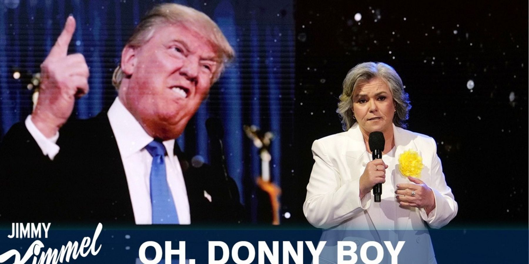 Rosie O'Donnell Closes Guest-Hosting Week on KIMMEL With a Song for Trump