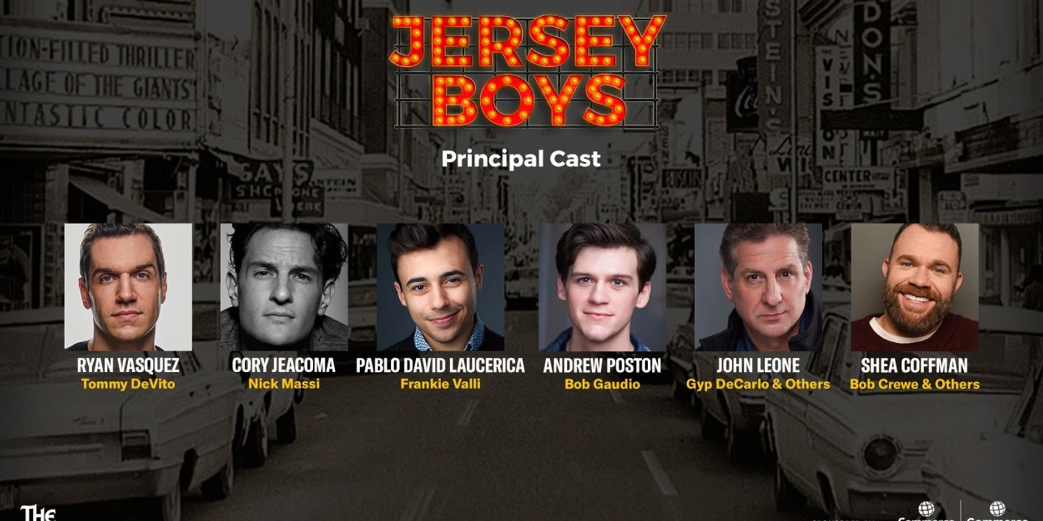 Ryan Vasquez, Pablo David Laucerica, and More Will Lead JERSEY BOYS at the Muny  Image