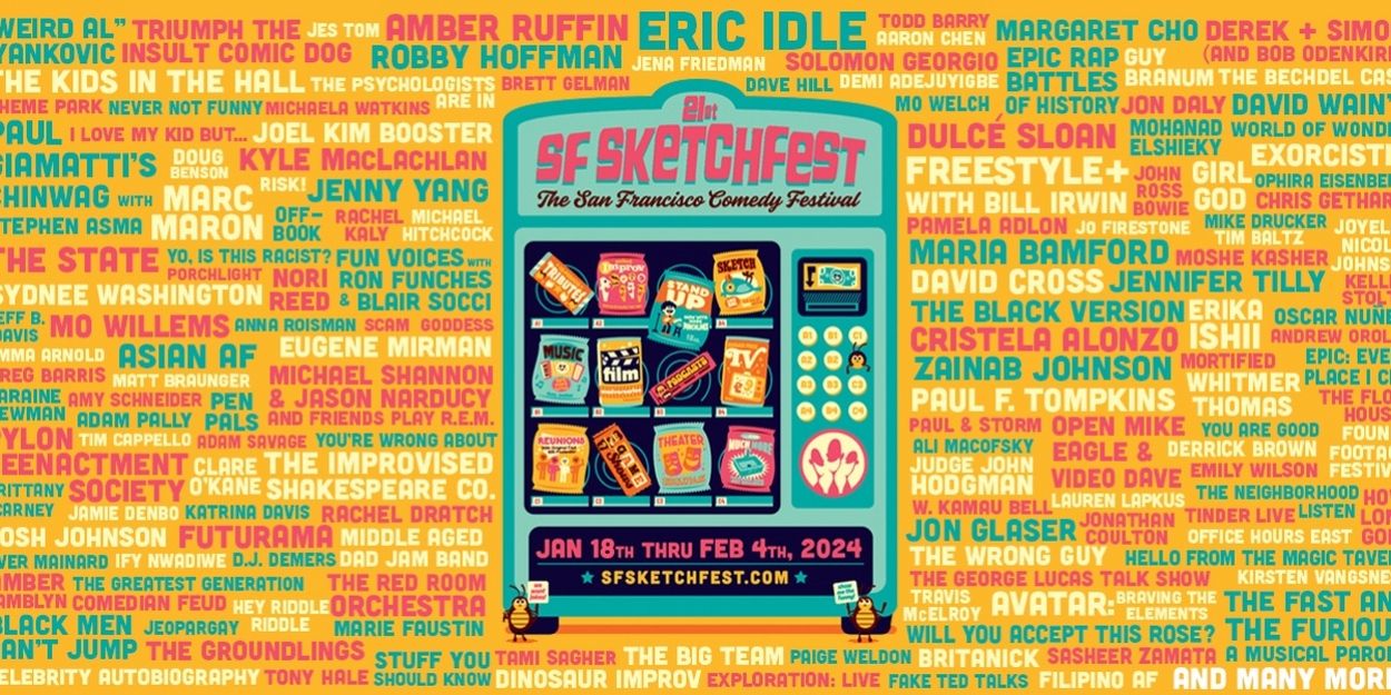 SF Sketchfest Unveils Lineup for 2024 Comedy Festival Featuring More Than 200 Shows  Image
