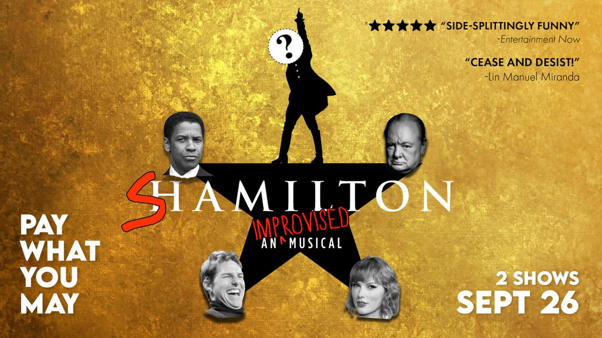 SHAMILTON! to Play Pay What You May Shows at The Weidner