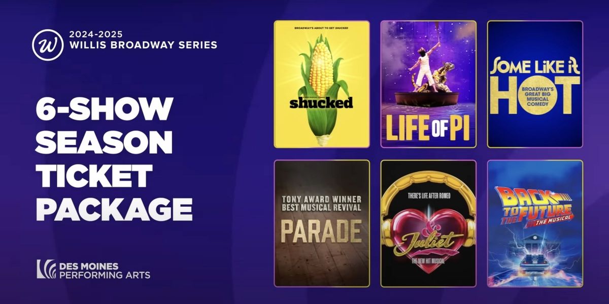SHUCKED, PARADE, and More Set For Des Moines Performing Arts' 2024-25 Season