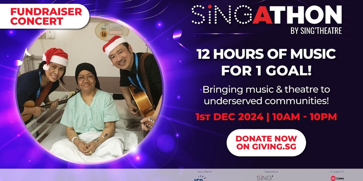 SINGATHON Returns to Bring Live Music to Those Who Need it Most