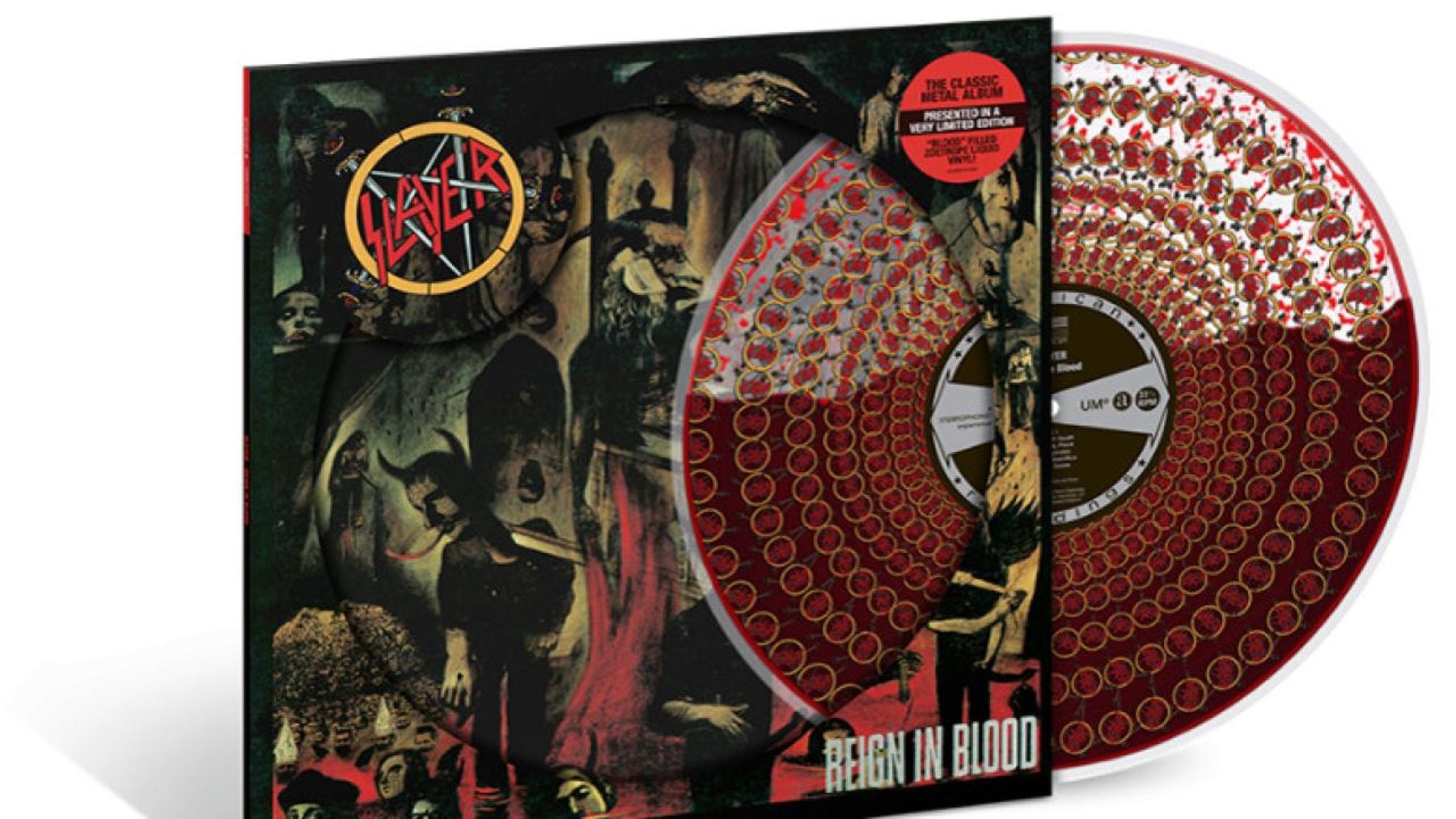 SLAYER to Release Limited-Edition Liquid-Filled REIGN IN BLOOD Vinyl