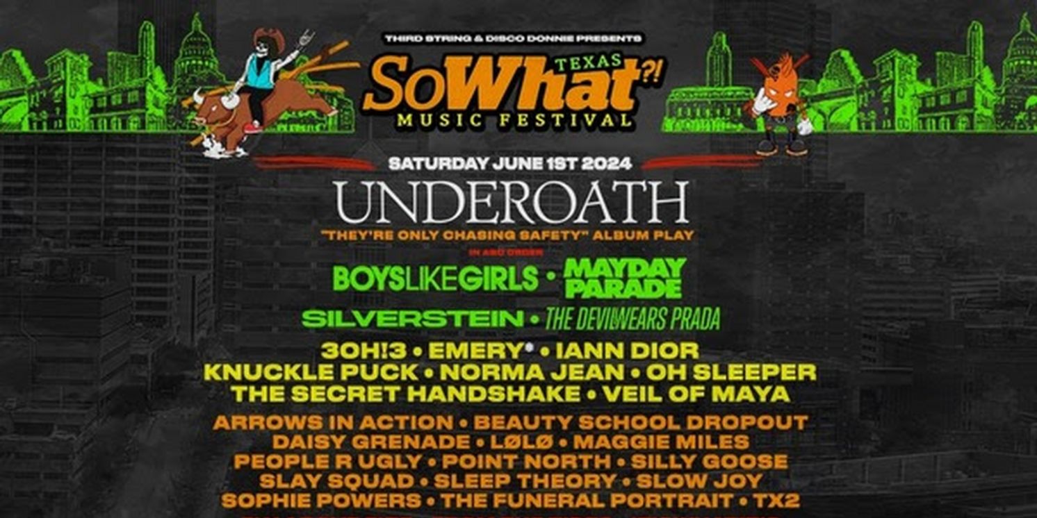 SO WHAT?! Fest Unveils Complete Lineup Ft. Underoath, Skillet, Asking Alexandria & More  Image