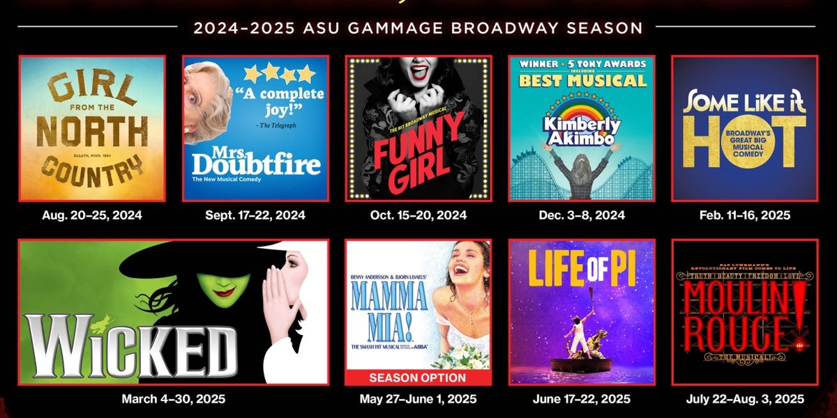 SOME LIKE IT HOT And More Announced for ASU Gammage 2024–2025 Broadway Season