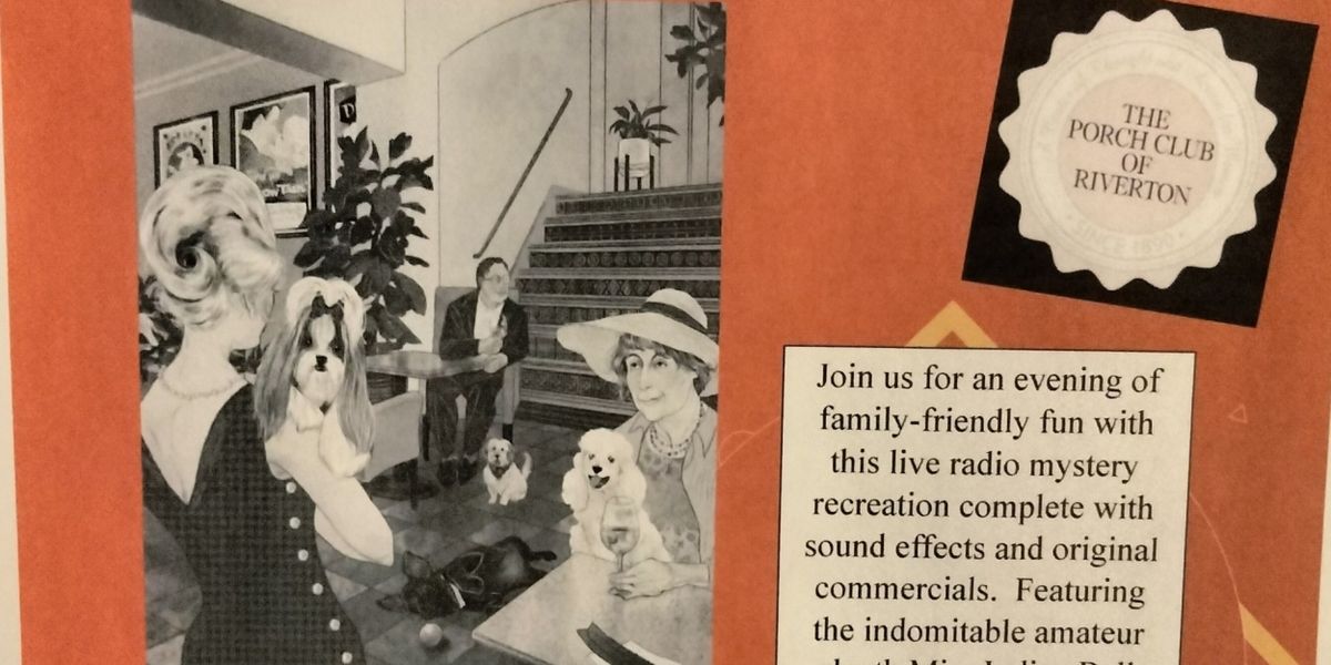 SPARKY GOES TO DORIS DAY'S HOTEL at The Porch Club Of Riverton