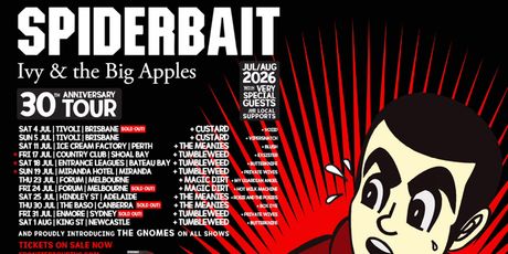 SPIDERBAIT to Kick Off IVY & THE BIG APPLES 30th Anniversary Tour with Local Openers Photo