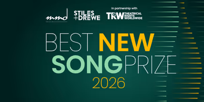 Full Cast Set for 2026 Stiles + Drewe BEST NEW SONG PRIZE Concert