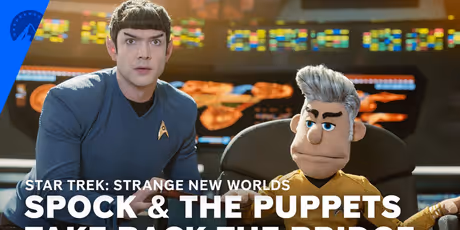 STRANGE NEW WORLDS Clip: Spock Leads Fight to Retake a Puppet-Filled Enterprise Photo