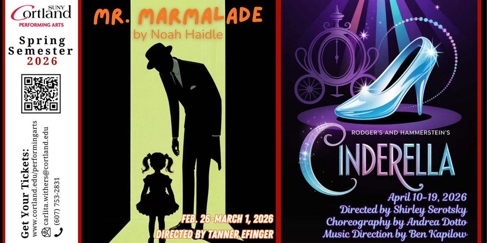 SUNY Cortland Unveils Spring Theatre Season with MR. MARMALADE and ...
