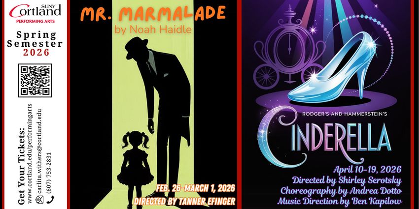 SUNY Cortland Unveils Spring Theatre Season with MR. MARMALADE and CINDERELLA Photo