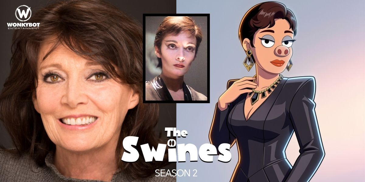 SUPERMAN Star Sarah Douglas Joins Season Two of Animated Series THE SWINES