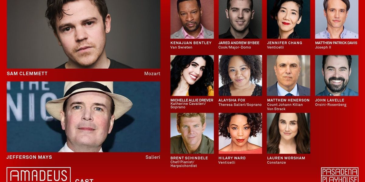 Sam Clemmett, Lauren Worsham and More Join AMADEUS at Pasadena Playhouse