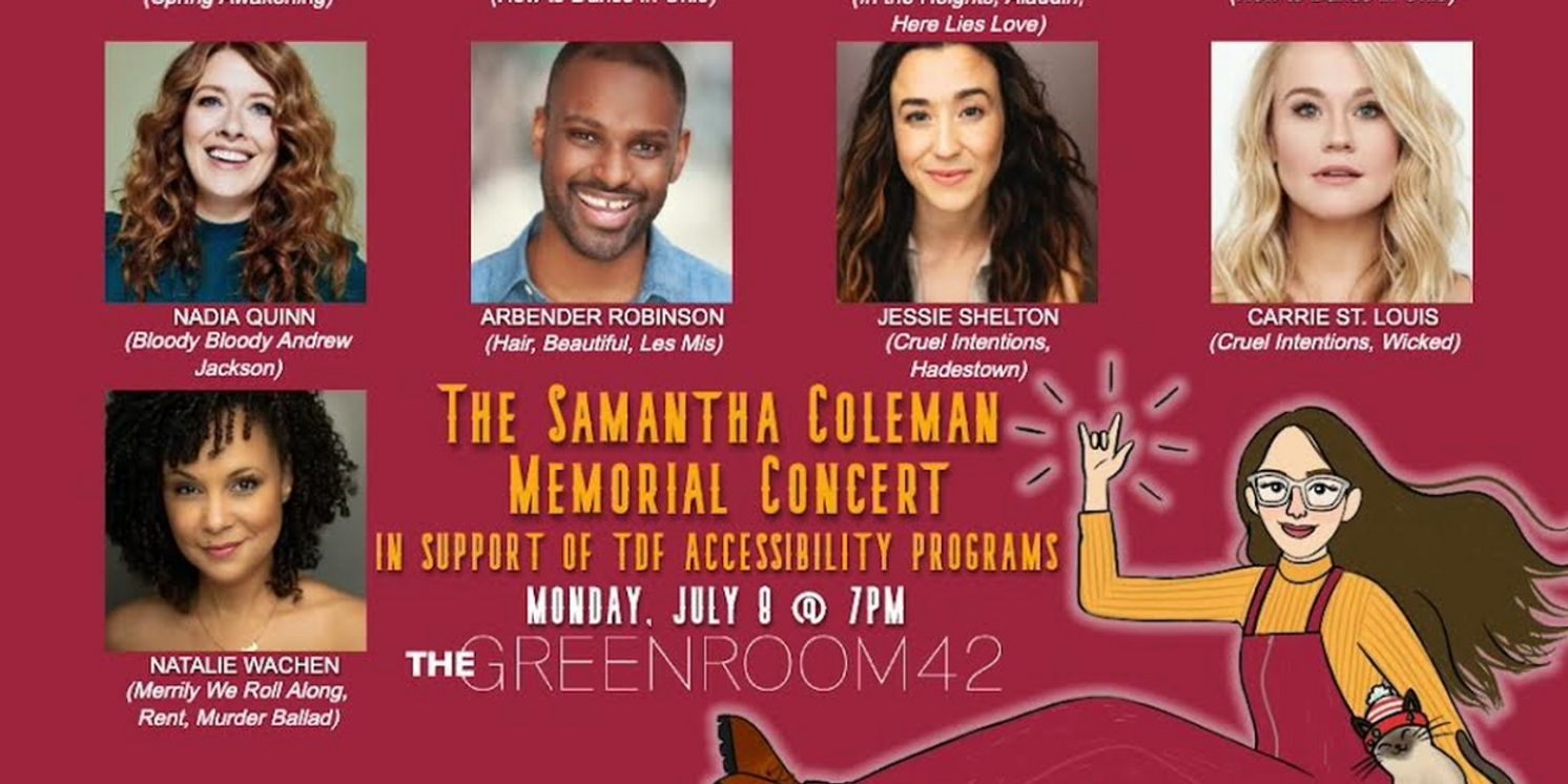 Friends Will Tribute Samantha Coleman at The Green Room 42  Image
