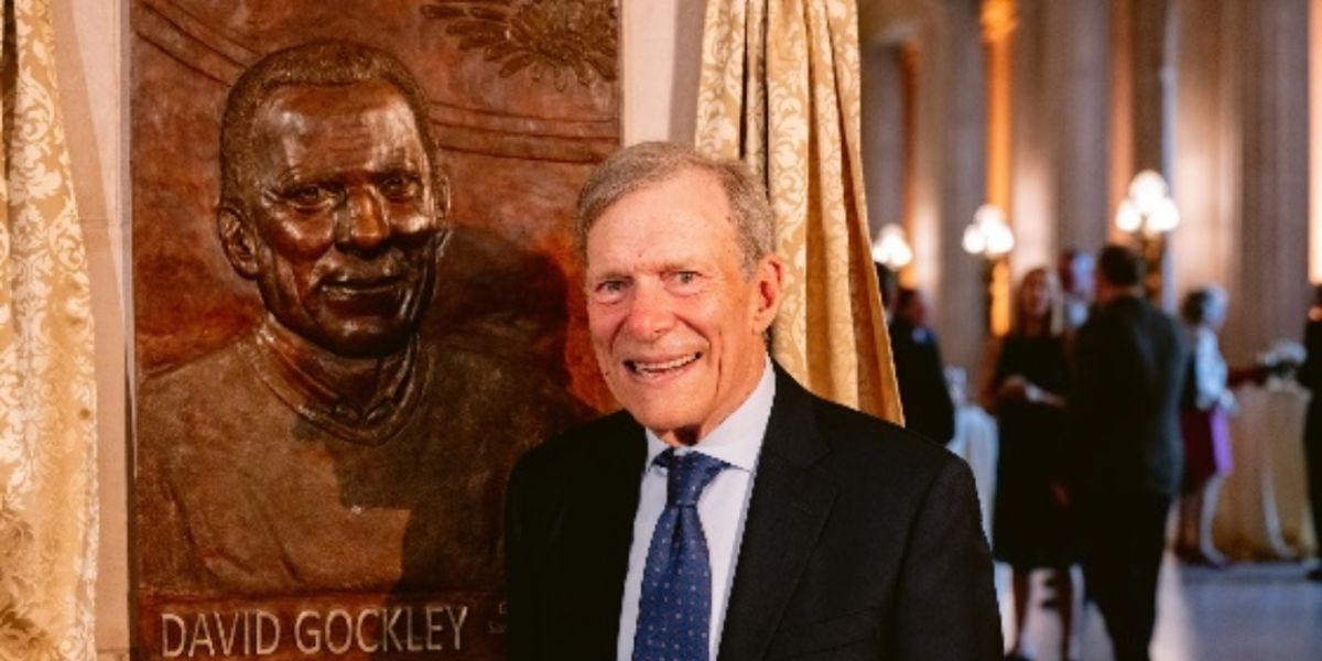 San Francisco Opera Unveils David Gockley Bas-relief On View In The War Memorial Opera House