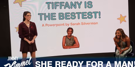 Sarah Silverman Builds a PowerPoint to Find Tiffany Haddish a Boyfriend Photo