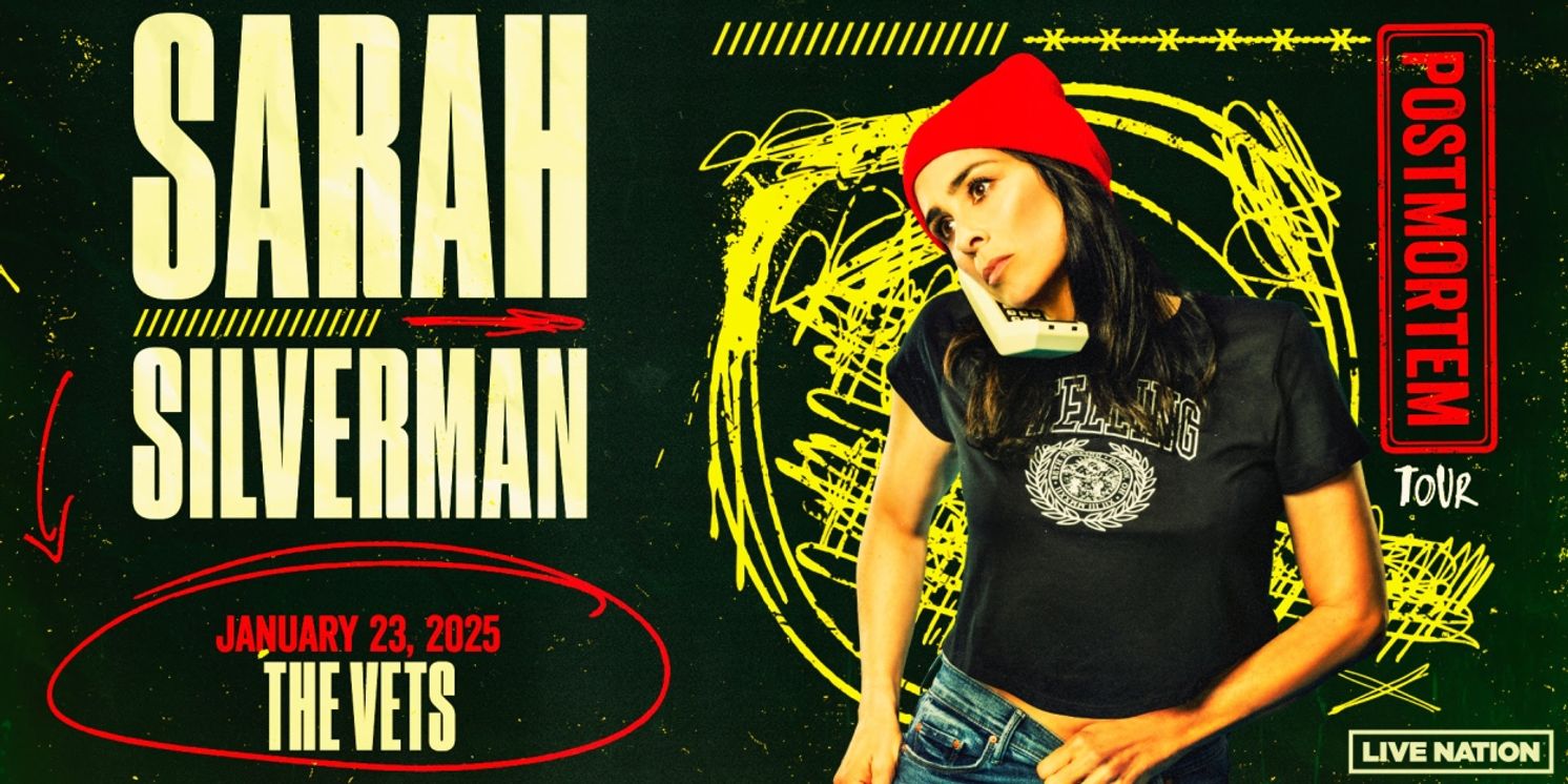 Sarah Silverman Comes to The VETS in Providence in January  Image