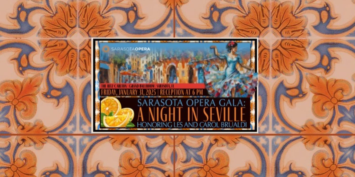 Sarasota Opera Gala Ushers in New Season Next Month  Image