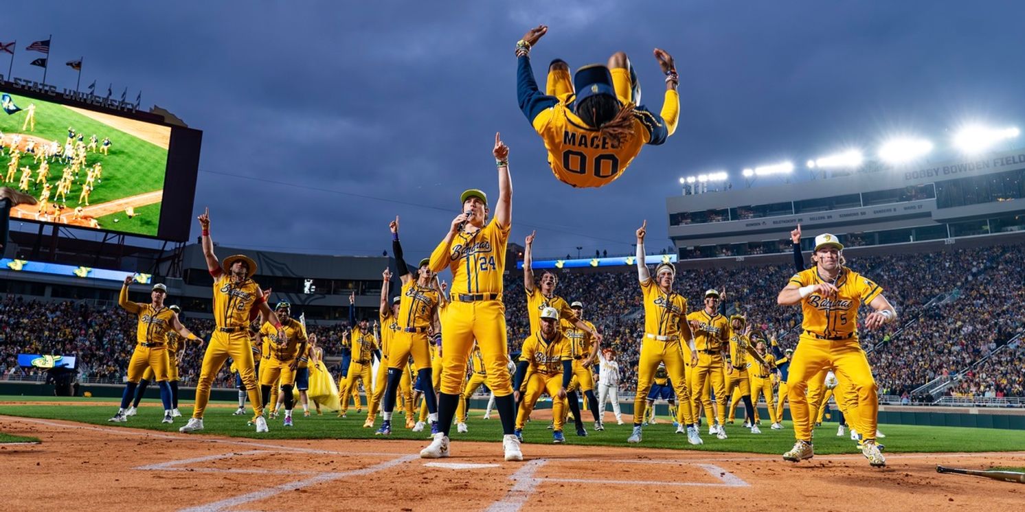 Savannah Bananas Games with Derek Klena to Stream for Free on Roku  Image