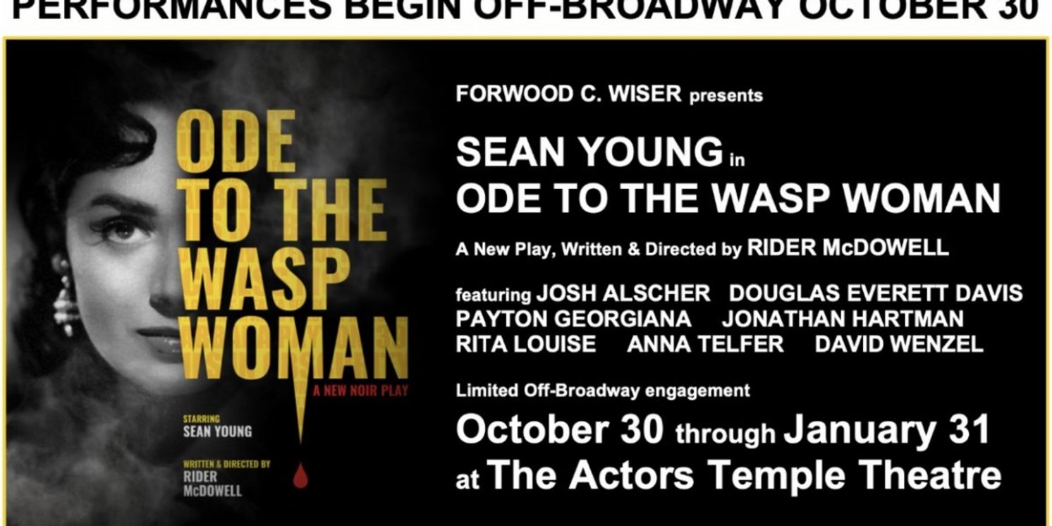 Sean Young Will Make New York Stage Debut in ODE TO THE WASP WOMAN Off-Broadway  Image