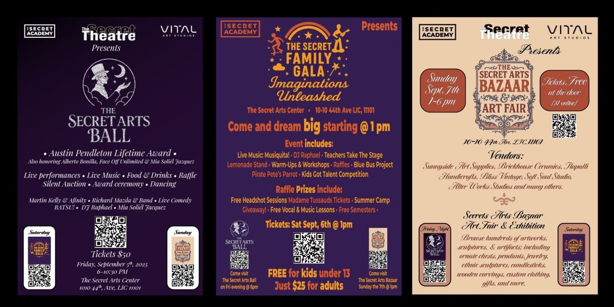 Secret Arts Weekend To Launch In Long Island City With Ball, Family Gala, And Art Fair
