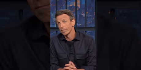Seth Meyers Reads His Own Writers' Jokes Live in SURPRISE INSPECTION Bit Photo