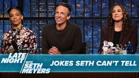 Seth Meyers Tackles Jokes He Can't Tell on Race and AI Bias Photo
