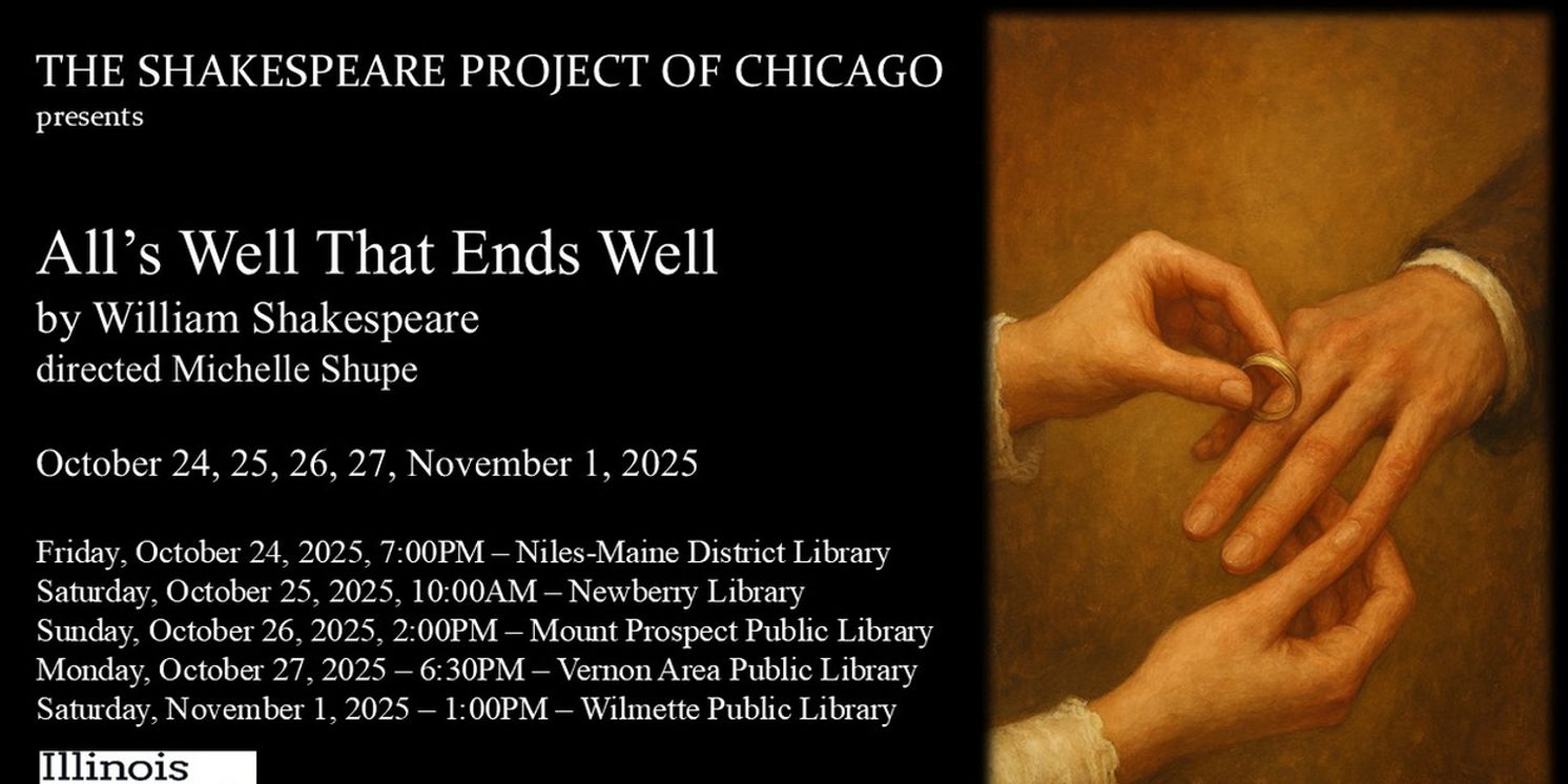 ALL'S WELL THAT ENDS WELL to Open Shakespeare Project Of Chicago 31st Season  Image