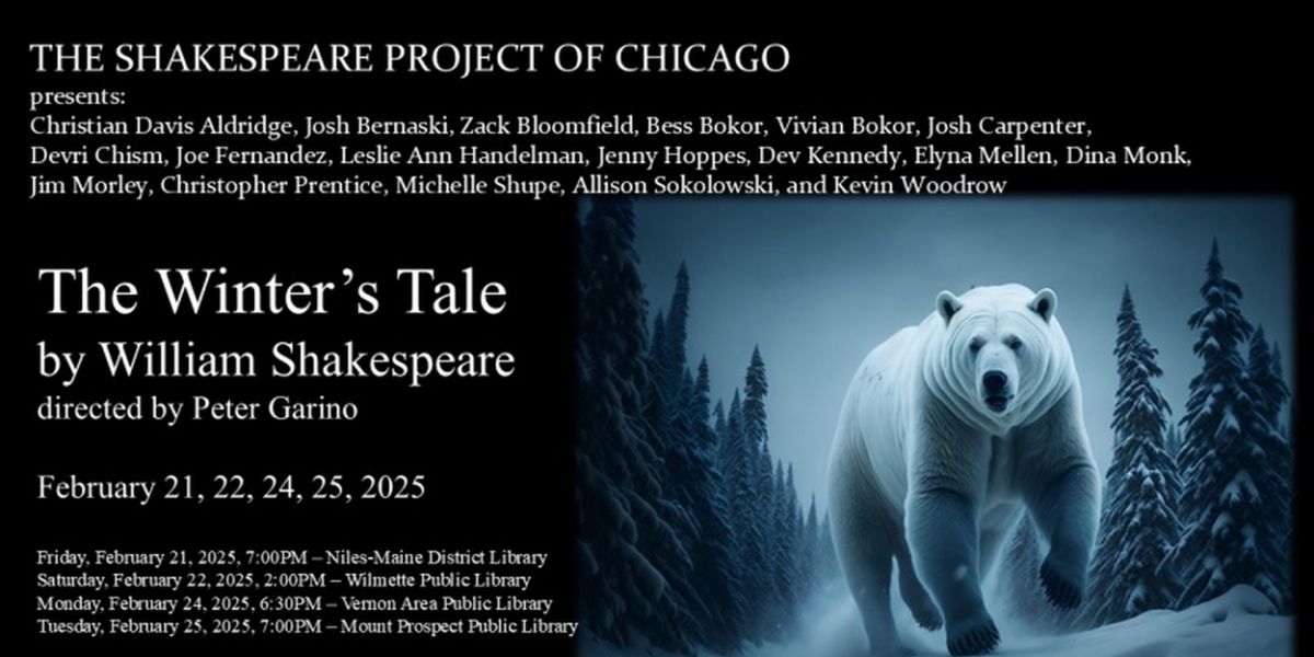 Shakespeare Project Of Chicago Presents Free Performances Of THE WINTER'S TALE
