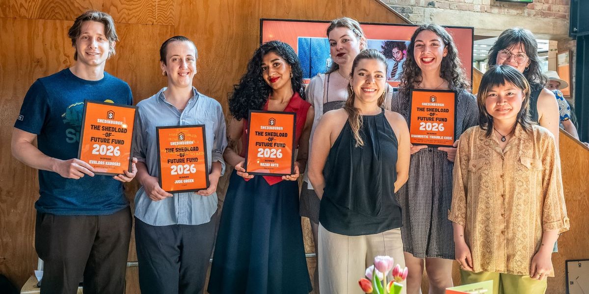 Shedload-of-Future Fund Announces 2026 Edinburgh Fringe Bursary Recipients