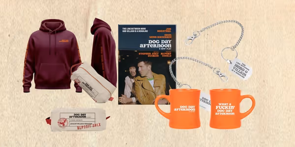 Shop DOG DAY AFTERNOON Merch in BroadwayWorld's Theater Shop Photo