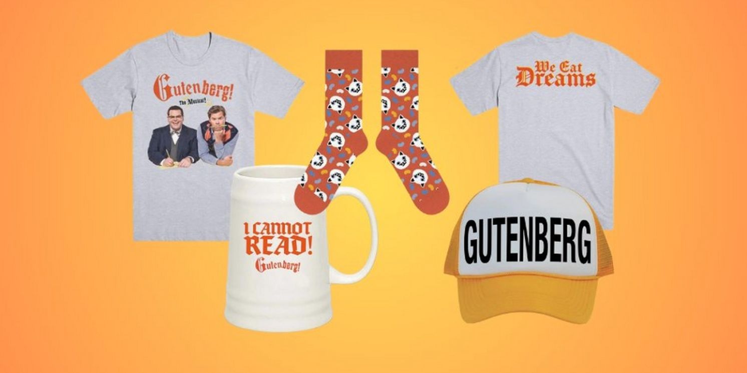 Shop GUTENBERG! THE MUSICAL! Merch and Souvenirs in Our Theatre Shop!  Image
