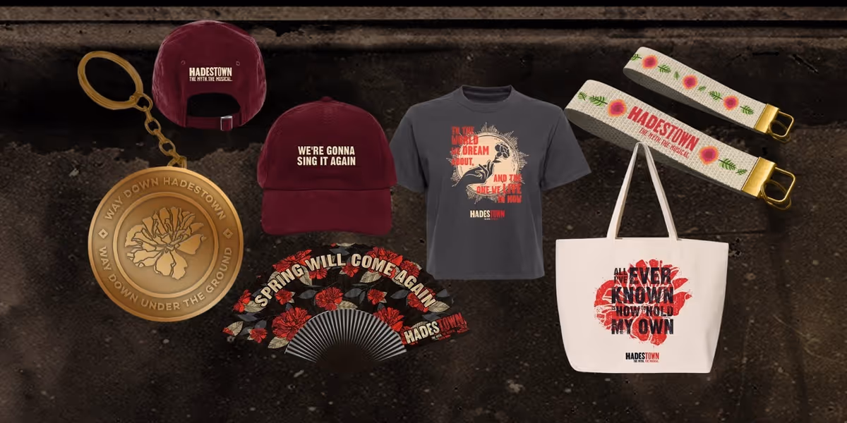 Shop HADESTOWN Merch, Shirts, Souvenirs & More In The BroadwayWorld Theatre Shop